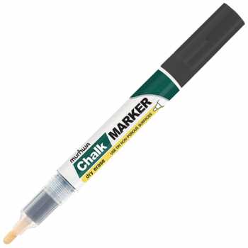 Маркер меловой MUNHWA Chalk Marker черный, линия 3 мм