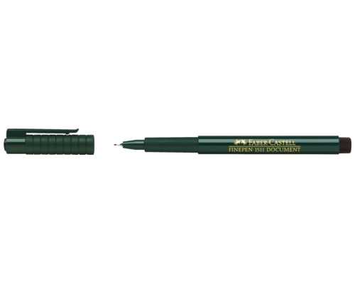 Капиллярная ручка FABER-CASTELL Finepen 1511 черная, линия 0,4 мм
