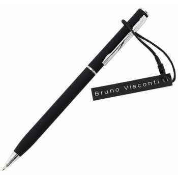 Шариковая авторучка Bruno Visconti Palermo синяя, 0,7 мм, черный корпус