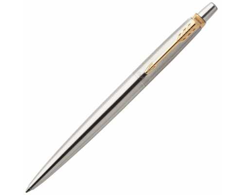 Шариковая ручка PARKER Jotter Core Шариковая ручка PARKER Jotter Core, Stainless Steel GT, нержавеющая сталь, отделка позолота 23К, стержень Mblue