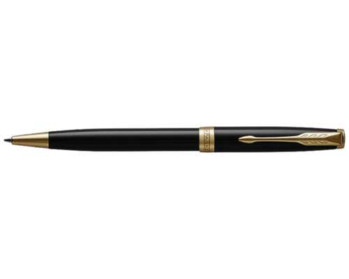 Шариковая ручка PARKER Sonnet Core K530, LaqBlack GT, отделка позолотой