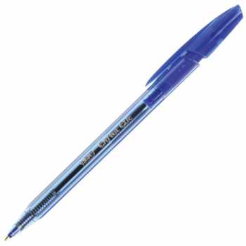 Шариковая авторучка BIC Cristal Clic синяя, линия 0,32 мм