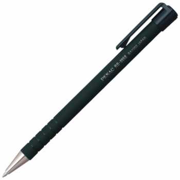 Шариковая авторучка PENAC RB-085B черная,  линия 0,35 мм