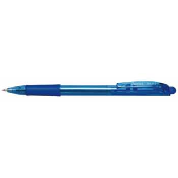 Шариковая авторучка PENTEL BK417 синяя, линия 0,27 мм, на масляной основе, грип