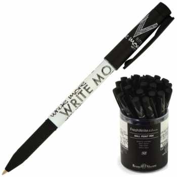 Шариковая ручка BRUNO VISCONTI FreshWrite Black & White синяя, 0,7мм