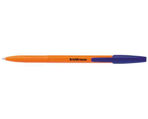 Шариковая ручка ERICH KRAUSE R-301 Orange Stick синяя, линяя 0,35 мм