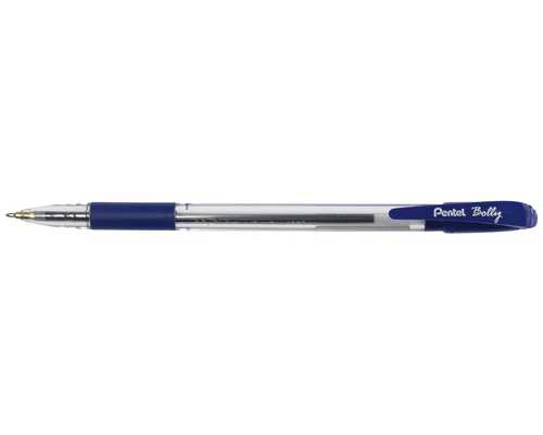 Шариковая ручка PENTEL Bolly синяя, линия 0,25 мм, на масляной основе, грип