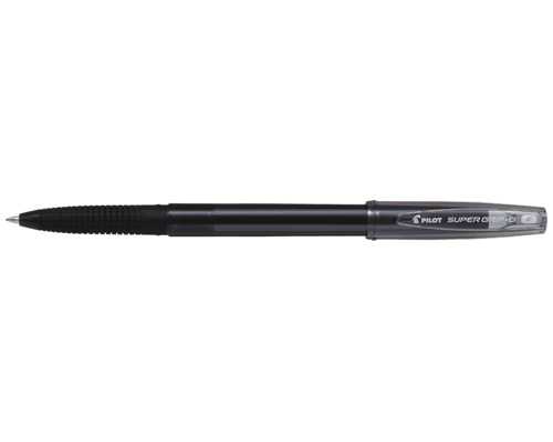 Шариковая ручка PILOT Super Grip G черная, линия 0,22 мм, на масляной основе, грип
