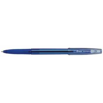 Шариковая ручка PILOT Super Grip G синяя, линия 0,22 мм, на масляной основе, грип