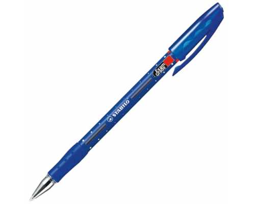Шариковая ручка STABILO Exam Grade 587, черная, линия 0,4 мм, на масляной основе, грип