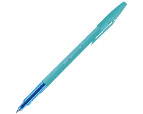 Шариковая ручка STABILO Liner 808 Pastel, синяя, линия 0,38 мм, бирюзовый корпус