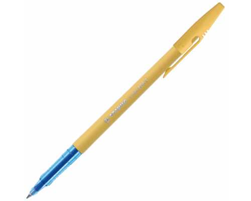 Шариковая ручка STABILO Liner 808 Pastel, синяя, линия 0,38 мм, ванильный корпус