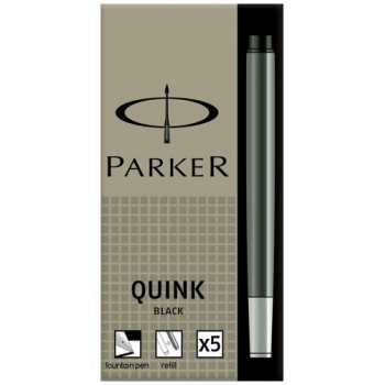 Чернила в картриджах PARKER черные, 5 шт/уп