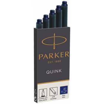 Чернила в картриджах PARKER синие, 5 шт/уп