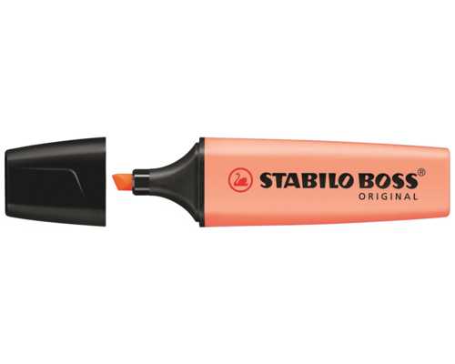 Текстовыделитель STABILO Boss Original Pastel, персиковый