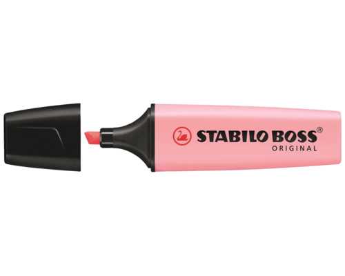 Текстовыделитель STABILO Boss Original Pastel, розовый