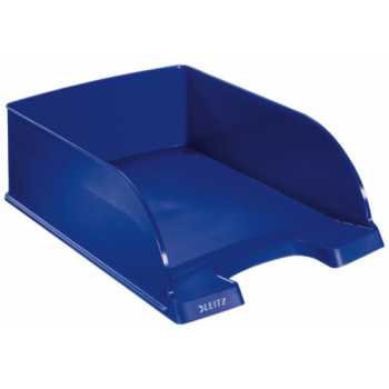Лоток горизонтальный LEITZ Plus Jumbo синий, высота 100 мм
