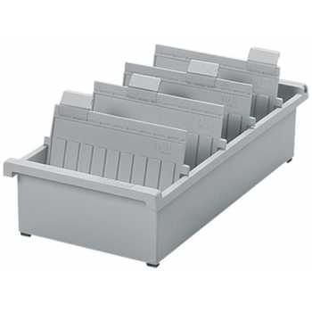 Картотека открытая горизонтальная HAN 955/0-11, А5, 1300 карточек